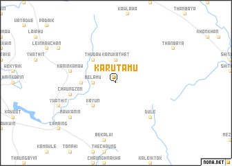 map of Karutamu