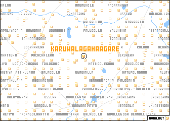 map of Karuwalagahaagare