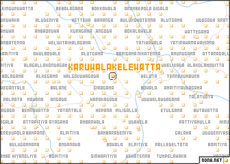 map of Karuwalakelewatta