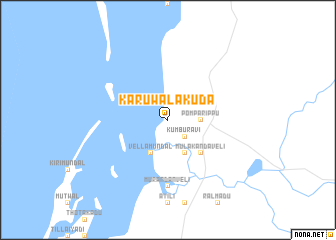 map of Karuwalakuda