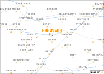 map of Karuyeva