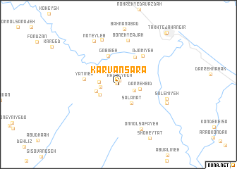map of Kārvānsarā