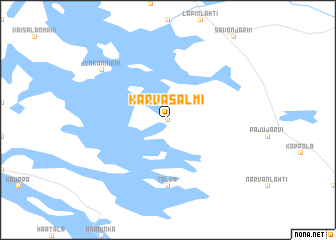 map of Karvasalmi