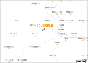 map of Kärväselä