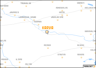 map of Karva