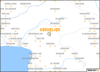 map of Karvélion