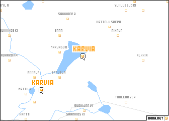 map of Karvia