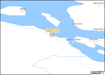 map of Karvik