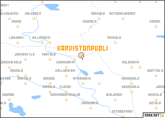 map of Karvistonpuoli