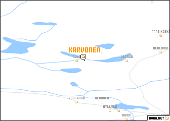 map of Karvonen