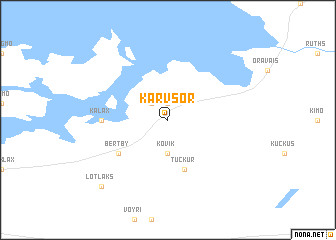 map of Karvsor