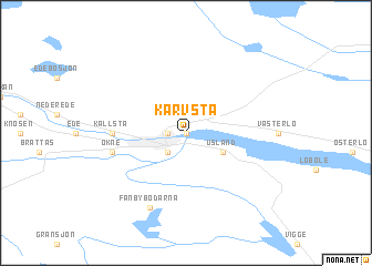 map of Kärvsta