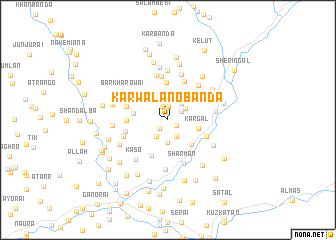 map of Kārwālāno Bānda