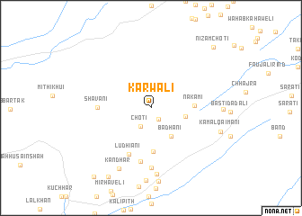 map of Karwali