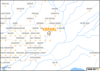 map of Karwāl