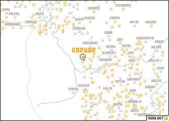 map of Kārwār