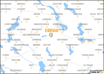 map of Karwie