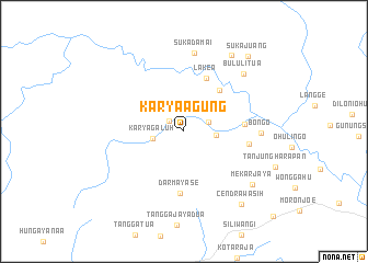 map of Karyaagung