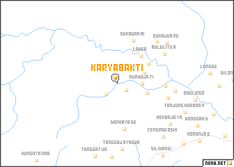 map of Karyabakti