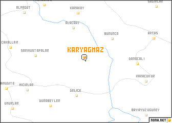 map of Karyağmaz