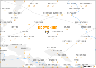 map of Karyakino