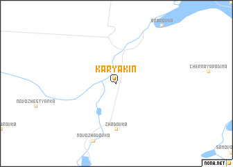 map of Karyakin