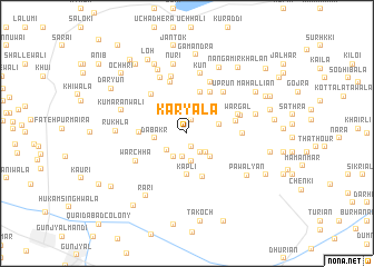 map of Karyāla