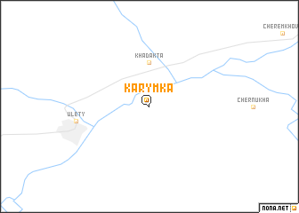 map of Karymka