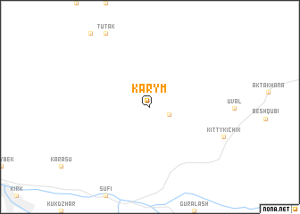 map of Karym