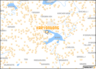 map of Karyŏn-dong