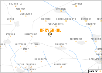 map of Karyshkov