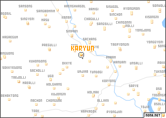 map of Karyun