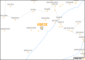 map of Karza