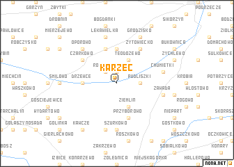 map of Karzec