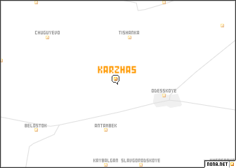 map of Karzhas