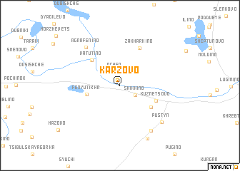 map of Karzovo