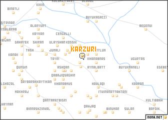 map of Karzūrī