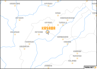 map of Kasaba