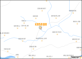 map of Kasaba