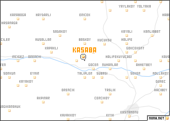 map of Kasaba