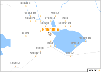 map of Kasabwe