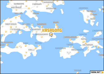 map of Kasa-dong