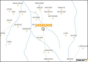 map of Kasagama