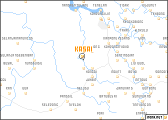 map of Kasai