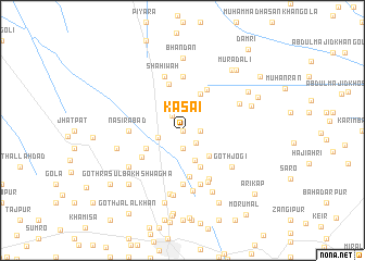 map of Kasai