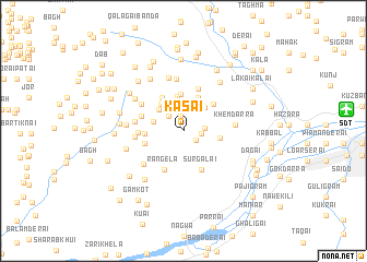 map of Kasai
