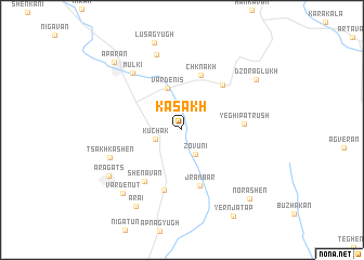 map of Kasakh