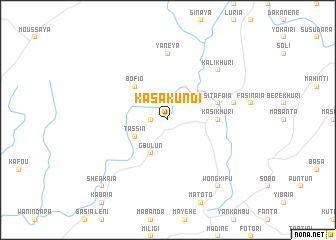 map of Kasakundi