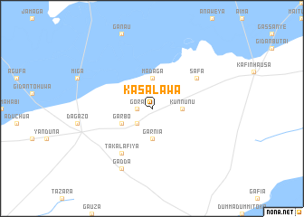 map of Kasalawa