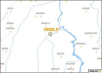 map of Kasala